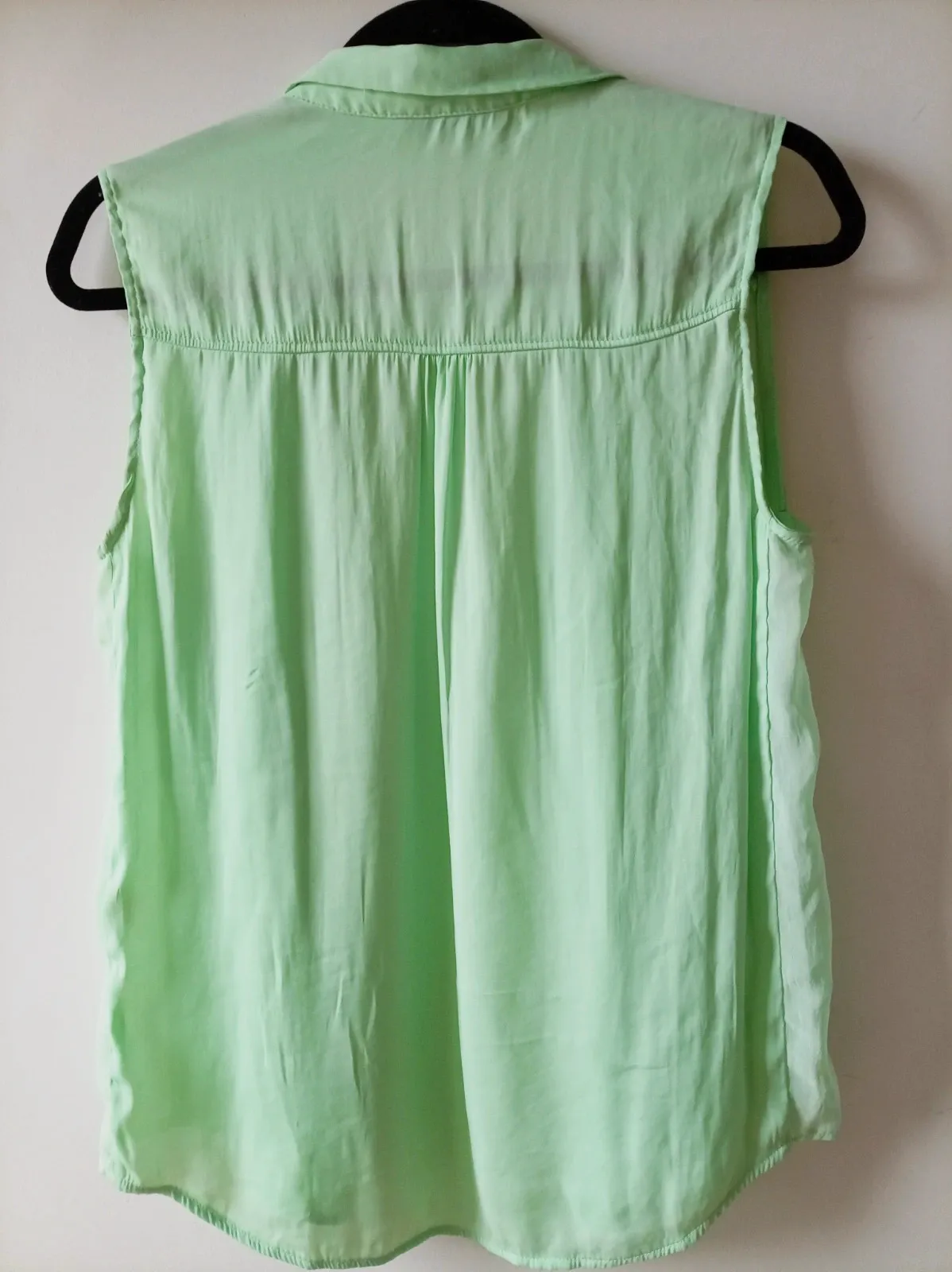 Camisa sin mangas verde agua pastel Bershka Size M – Bershka – taille M / 38 / 10 4