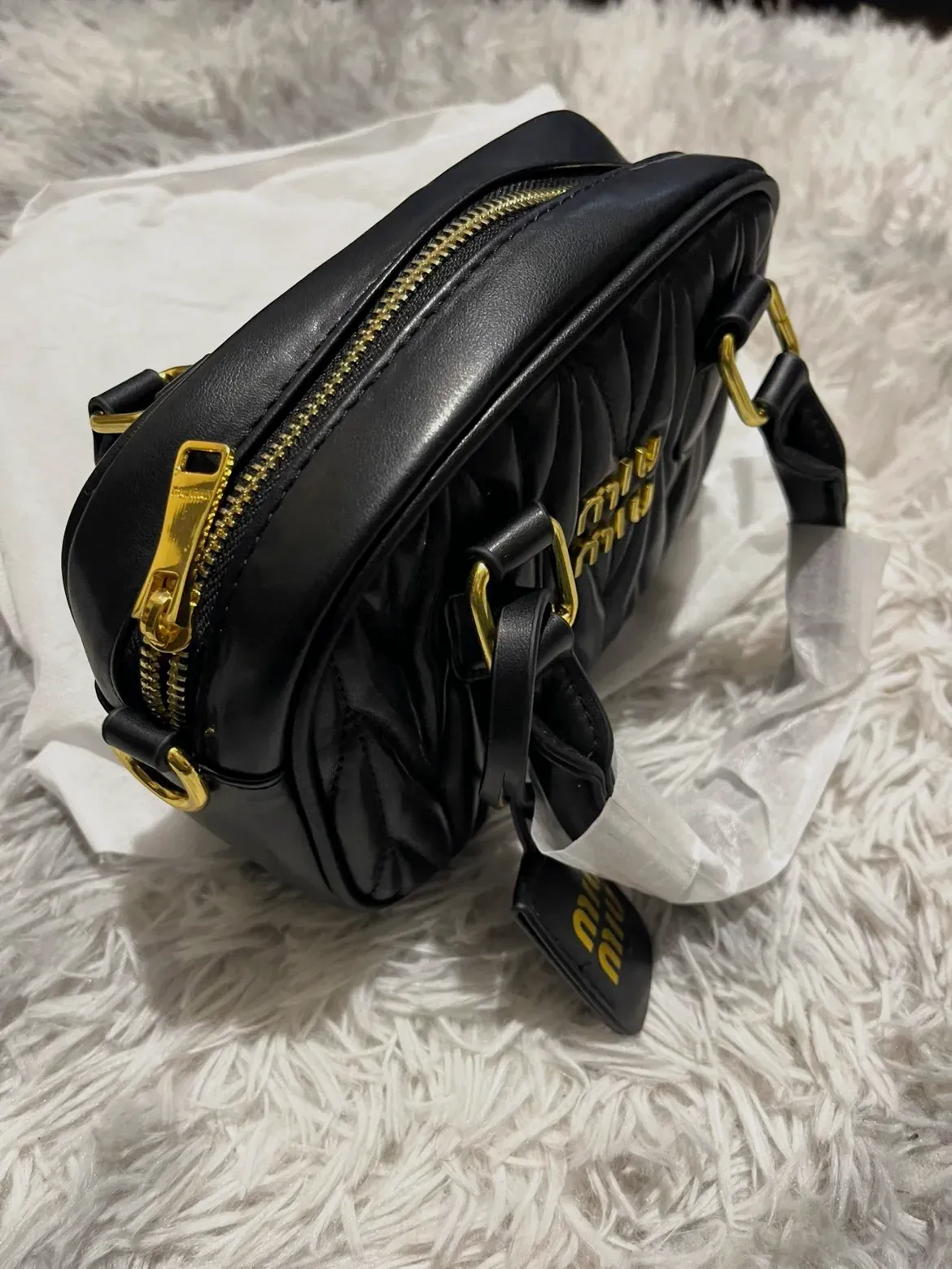 Sac à main Miu Miu noir – Miu Miu – taille Taille unique 3