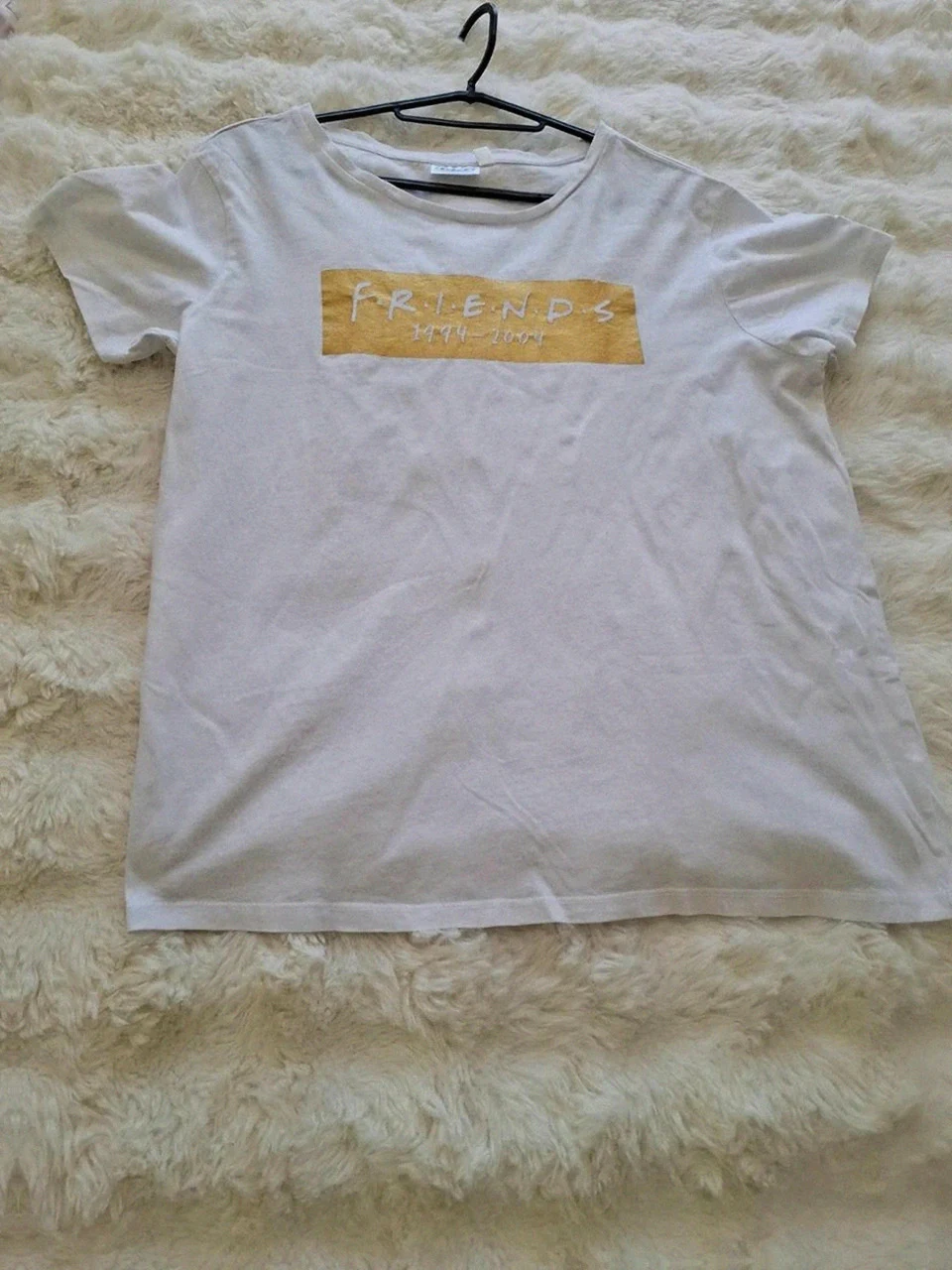 T-shirt Blanc : Friends - The Television Series - Logo Central 1994-2004 - Taille 38/40