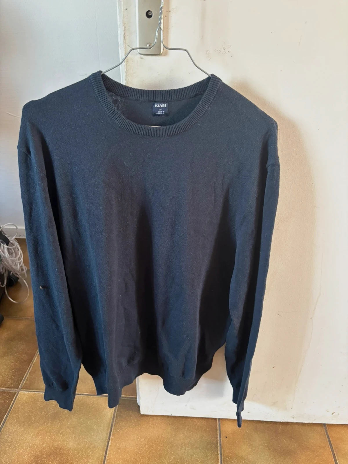 Pull maille fine col rond