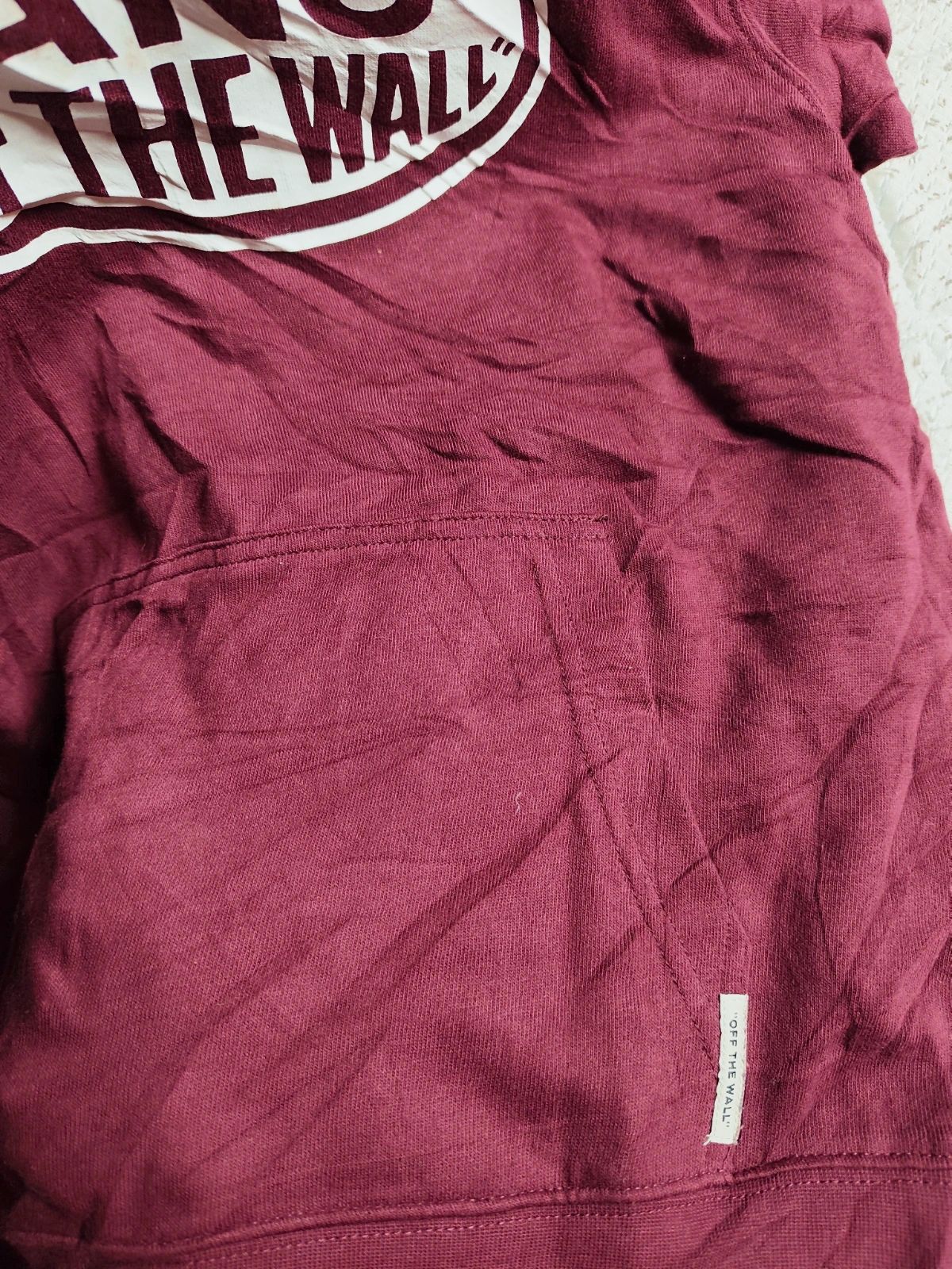 Sweat à capuche Vans bordeaux – Vans – bordeaux – taille S 3