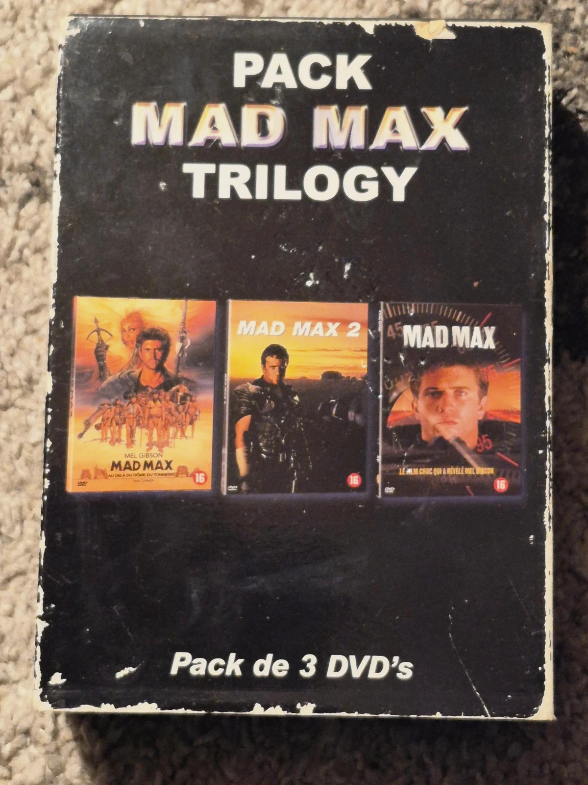 Trilogie Mad Max (3 DVD) - Films TBE / Fourreau usé