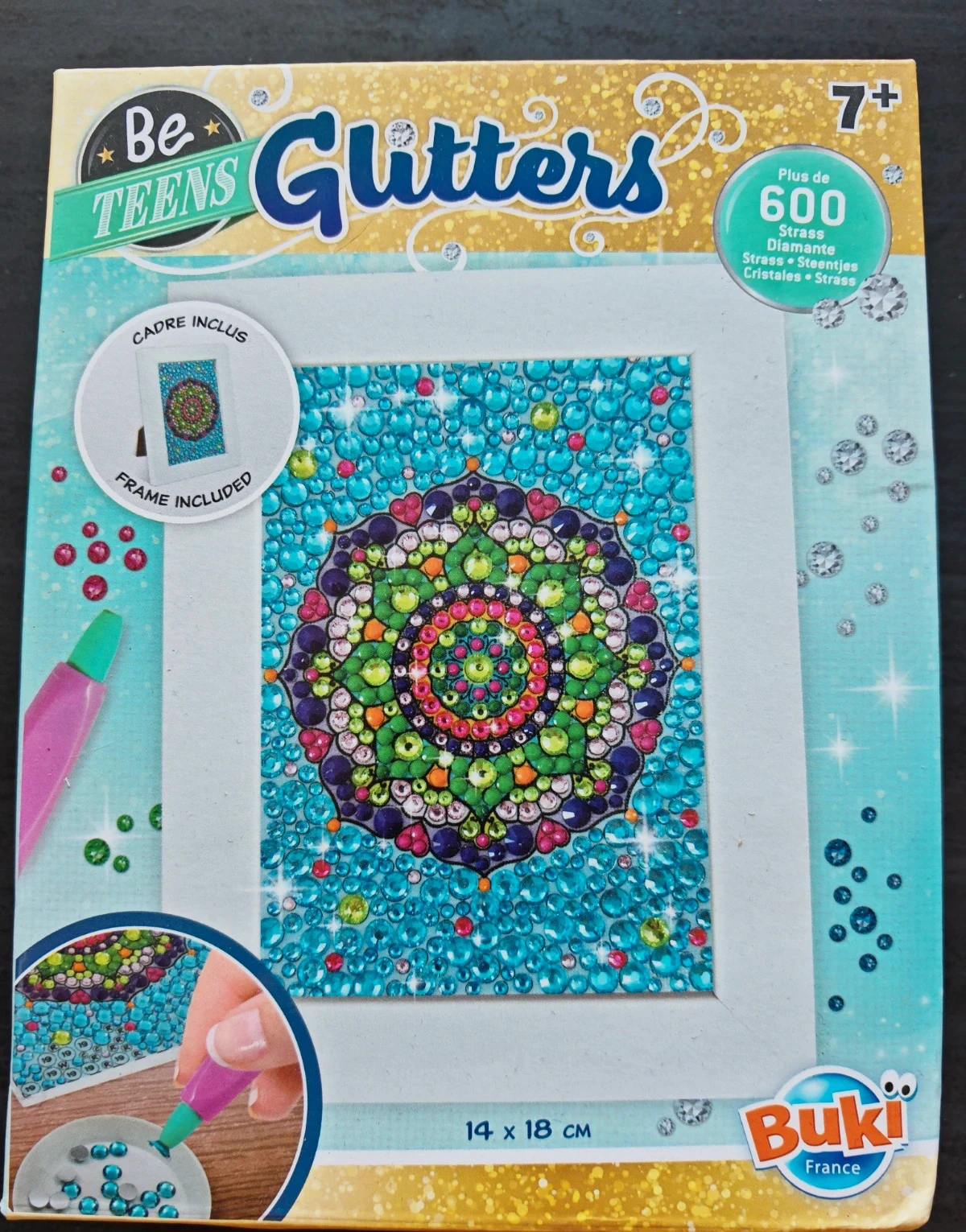 Kit Diamond Painting Buki Be Teens "Glitters Mandala" - NEUF