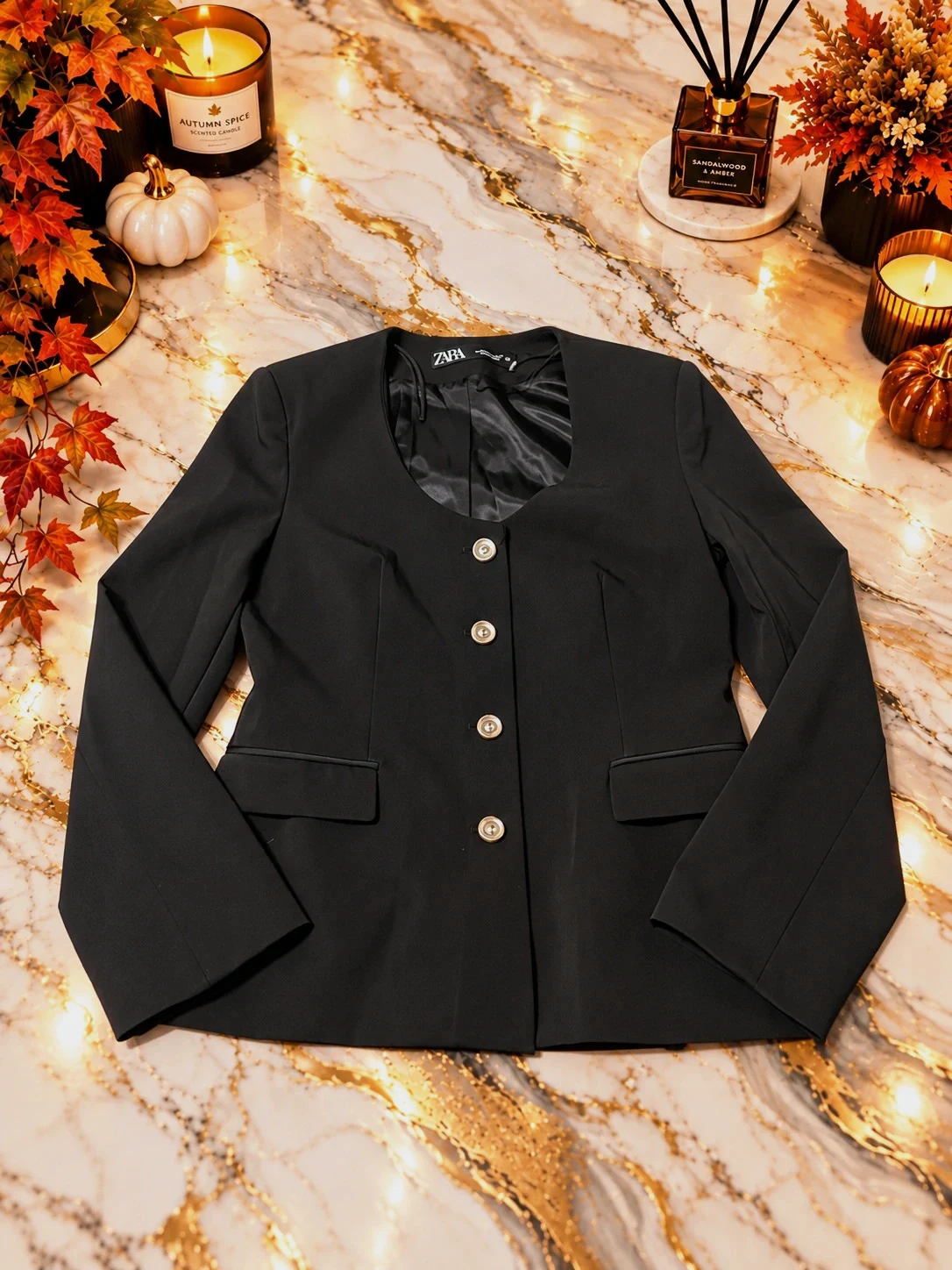 Veste blazer Zara noire – Femme