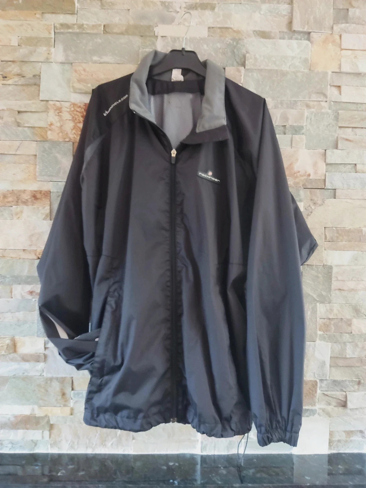 🔥 Chubasquero negro cerrado con cremallera – Rockrider – taille XL