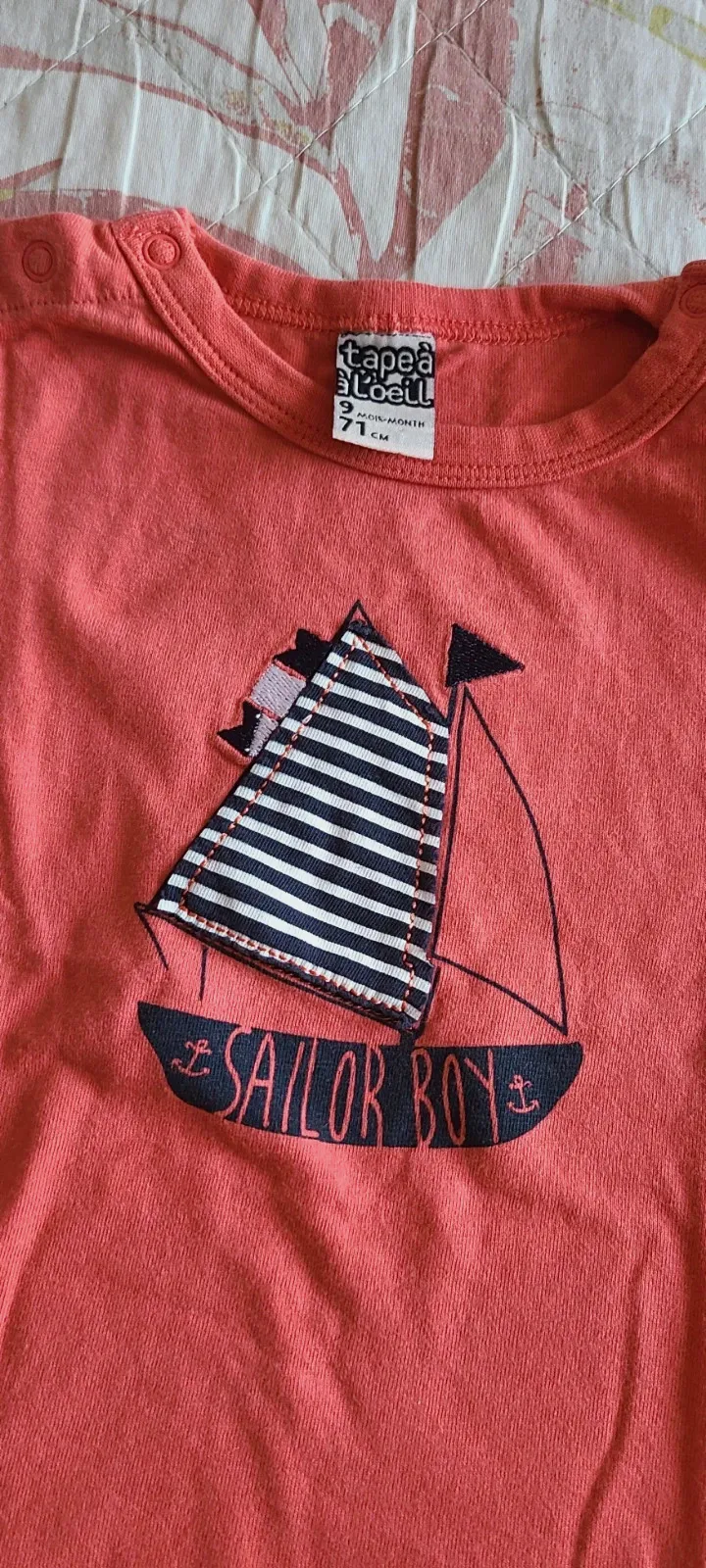Camiseta 9 meses de niño – Tape à l'œil – taille 9-12 mois / 74 cm 2