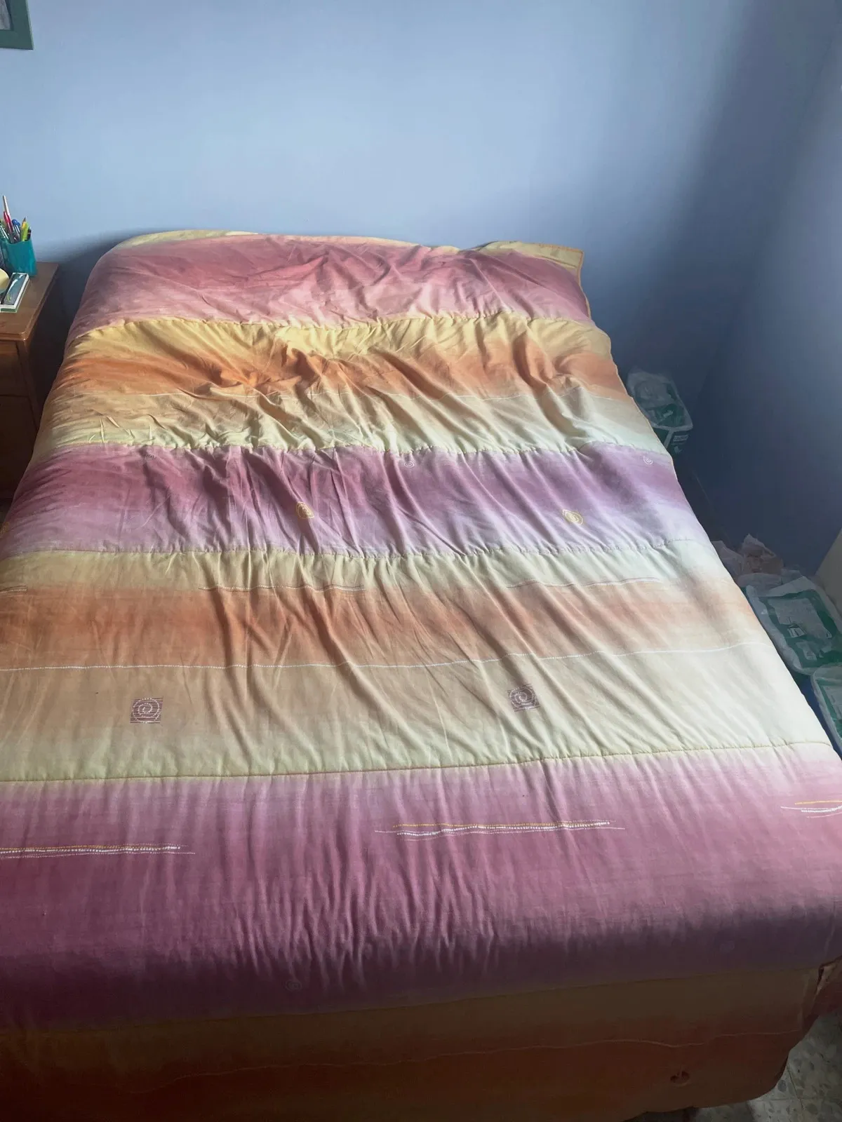 Edredón tie dye - cama matrimonio – DYE – taille Queen Size (200 cm x 200-220 cm) 3