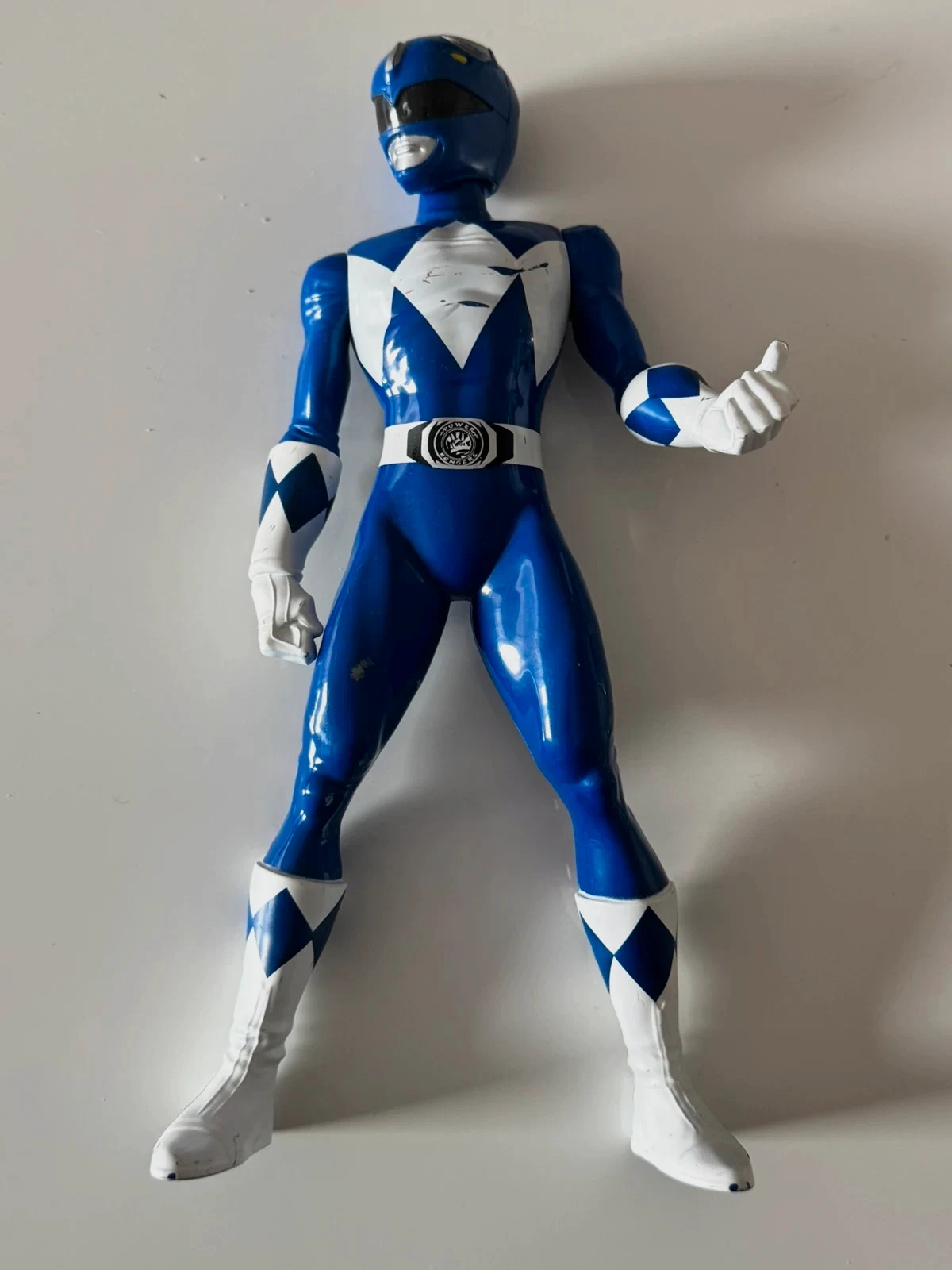 Figurine Power Rangers - Mighty Morphin Bleu Ranger - 25 cm – Power Rangers – taille Prématuré, jusqu'à 44cm