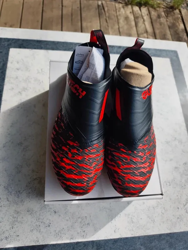 Chaussures terrain synthétique Adidas Glitch Noir Rouge – adidas – noir, rouge – taille 42,5 3