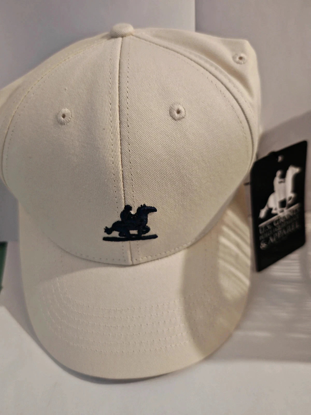 Casquette U.S. Grand Polo Equipment & Apparel – Beige/Crème – Neuve avec étiquette