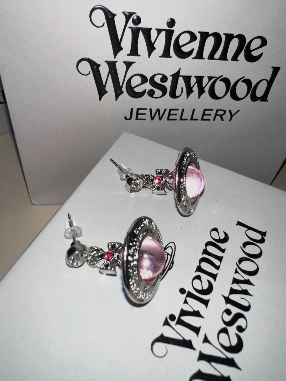 Boucles d'oreilles Vivienne Westwood orb rose – Vivienne Westwood – rose – taille Taille unique 8