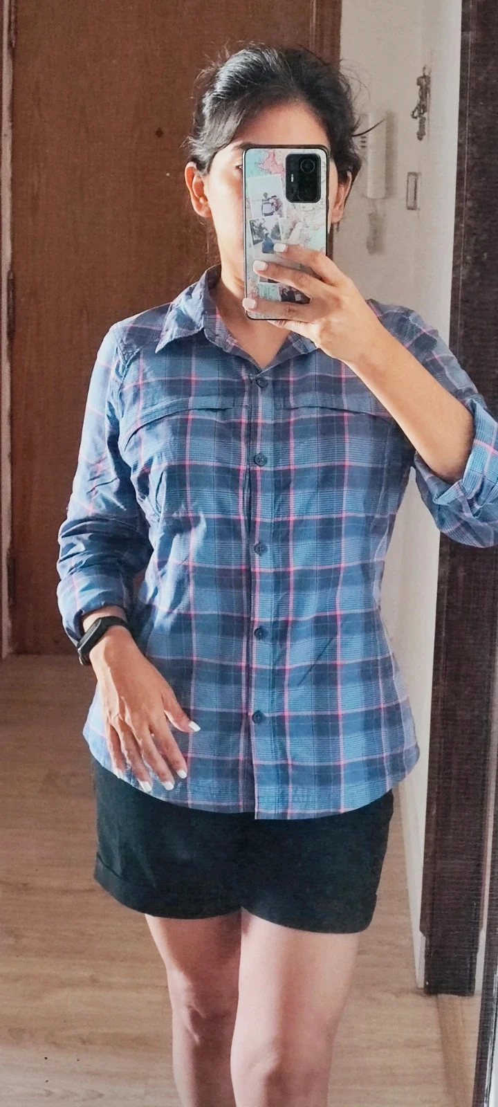 Camisa a cuadros – Columbia – taille S / 36 / 8