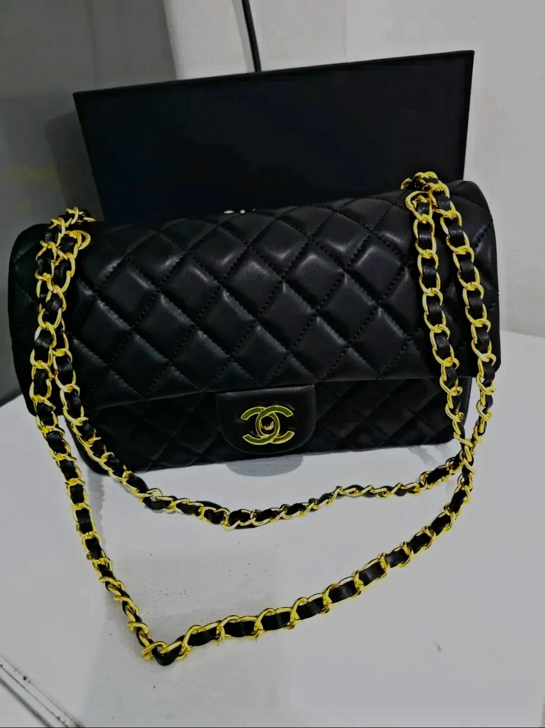 Chanel flap doré