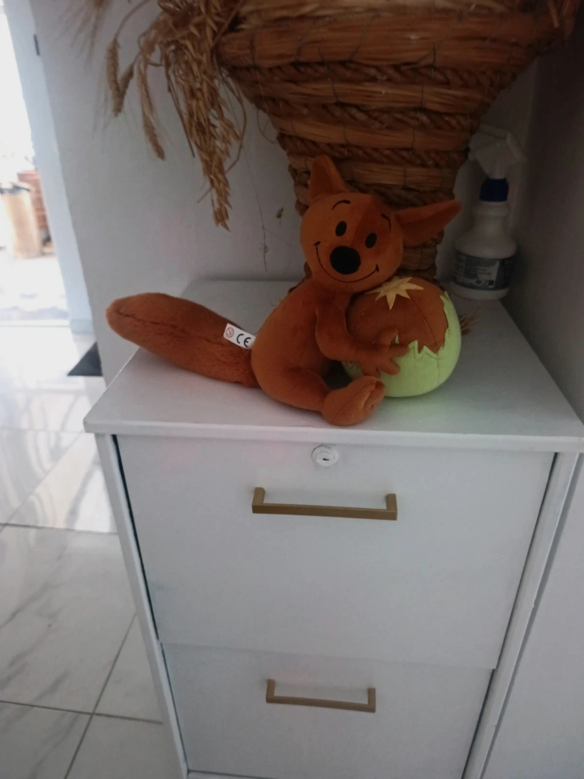 Peluche écureuil SPIP Spirou – Spirou – taille Taille unique