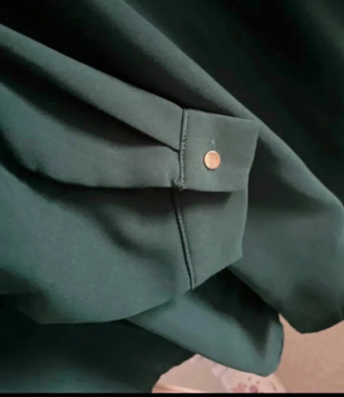 Chemise longue verte shein – Shein – taille S 3