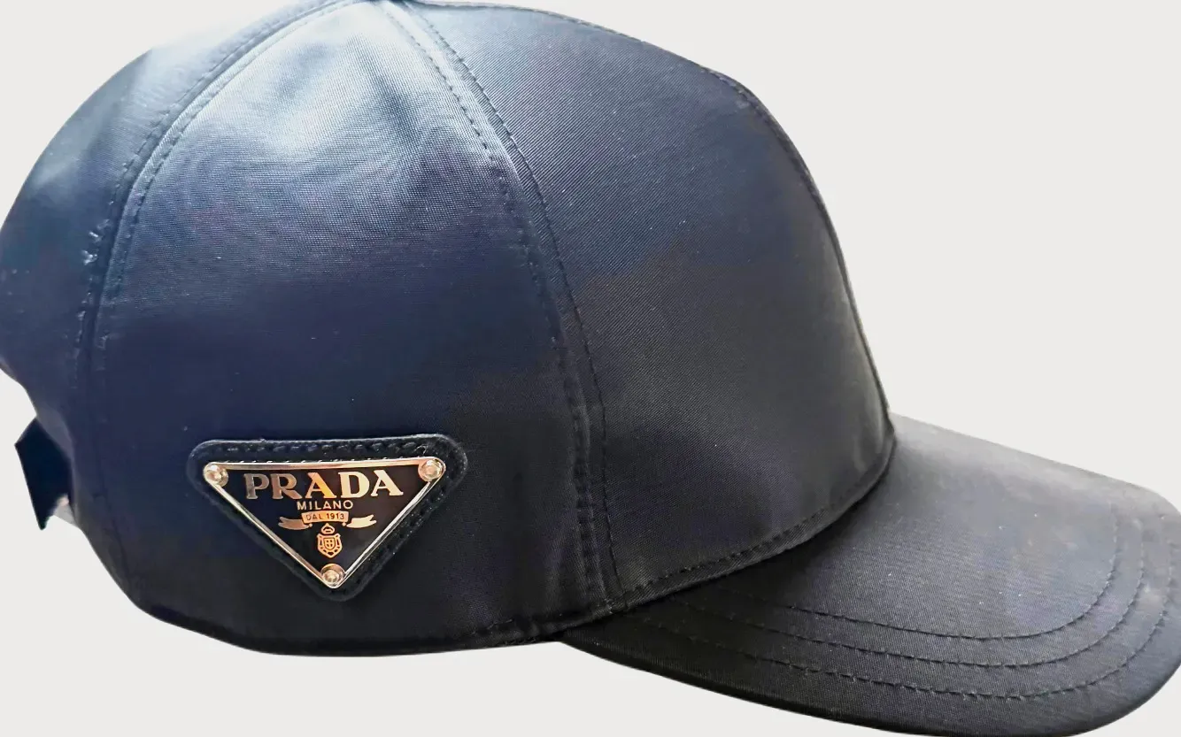 Casquette noire Prada à logo – Prada – noir – taille Taille unique 2