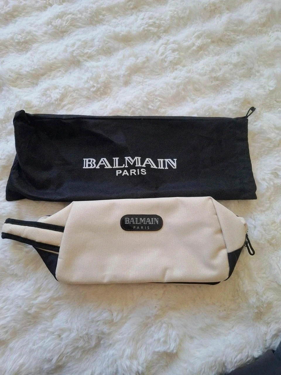 Pochette / Trousse de Toilette Balmain x Schneider Electric avec Poouch