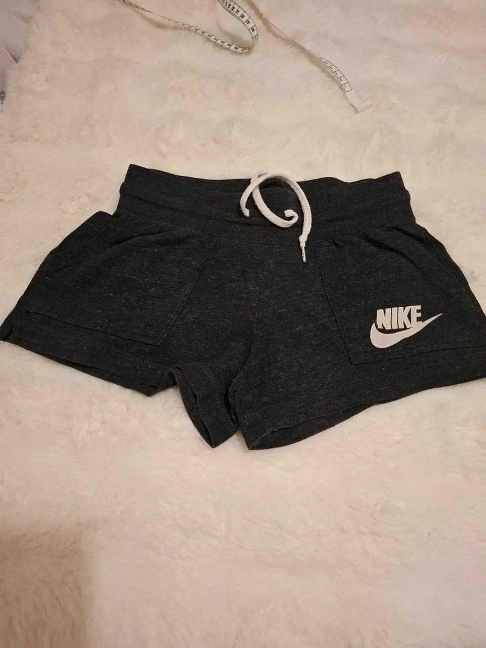 Short de sport Gris chiné - Molleton Nike - Taille XS