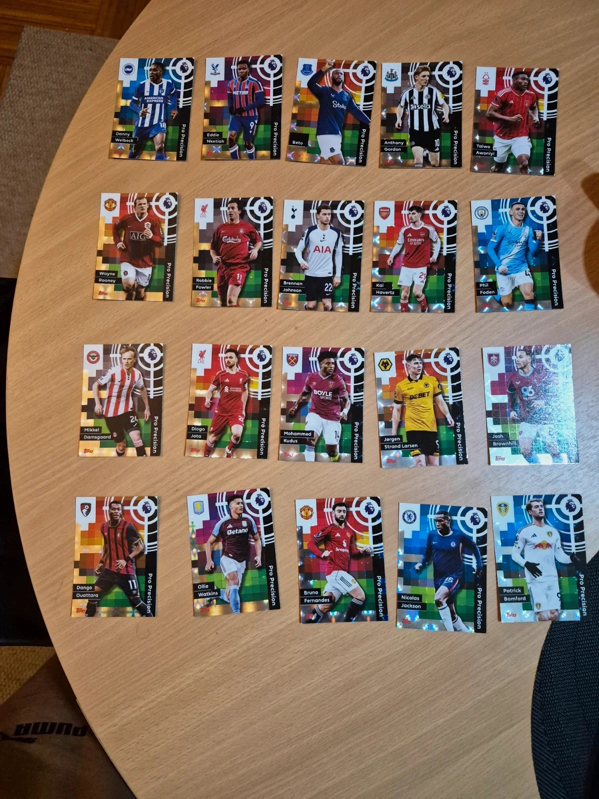 Lot de 20 cartes topps Pro Précision – Topps