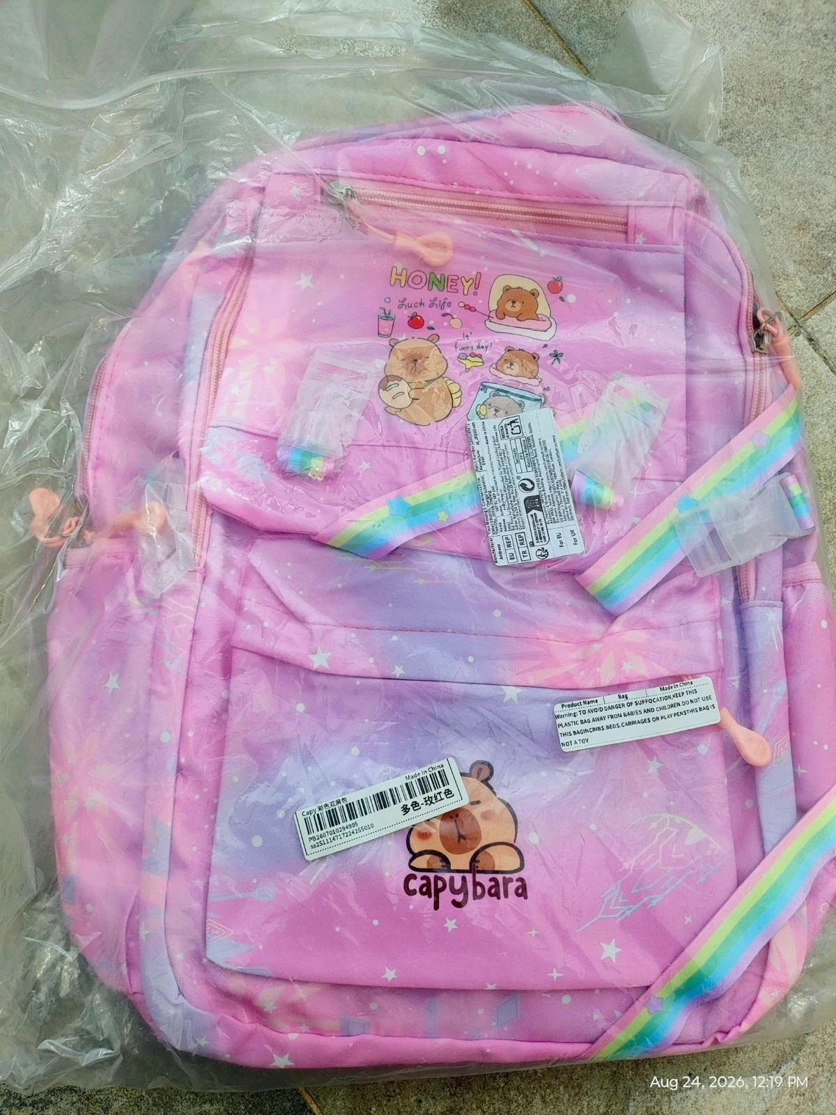 School bag new with tag