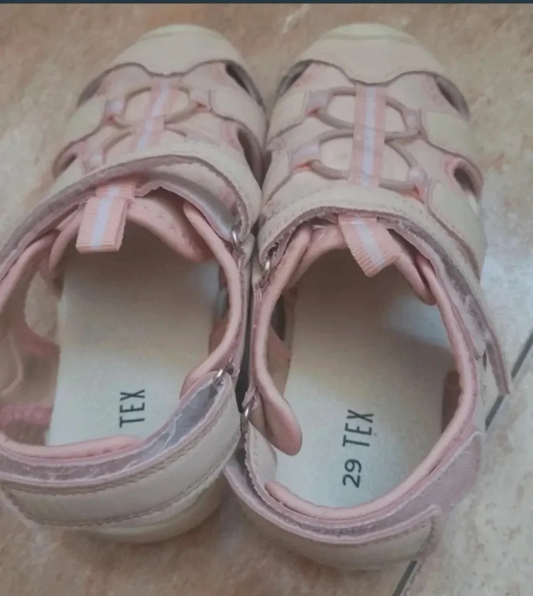 Sandalias infantiles TEX rosas - Talla 29 – TEX – taille 29 5