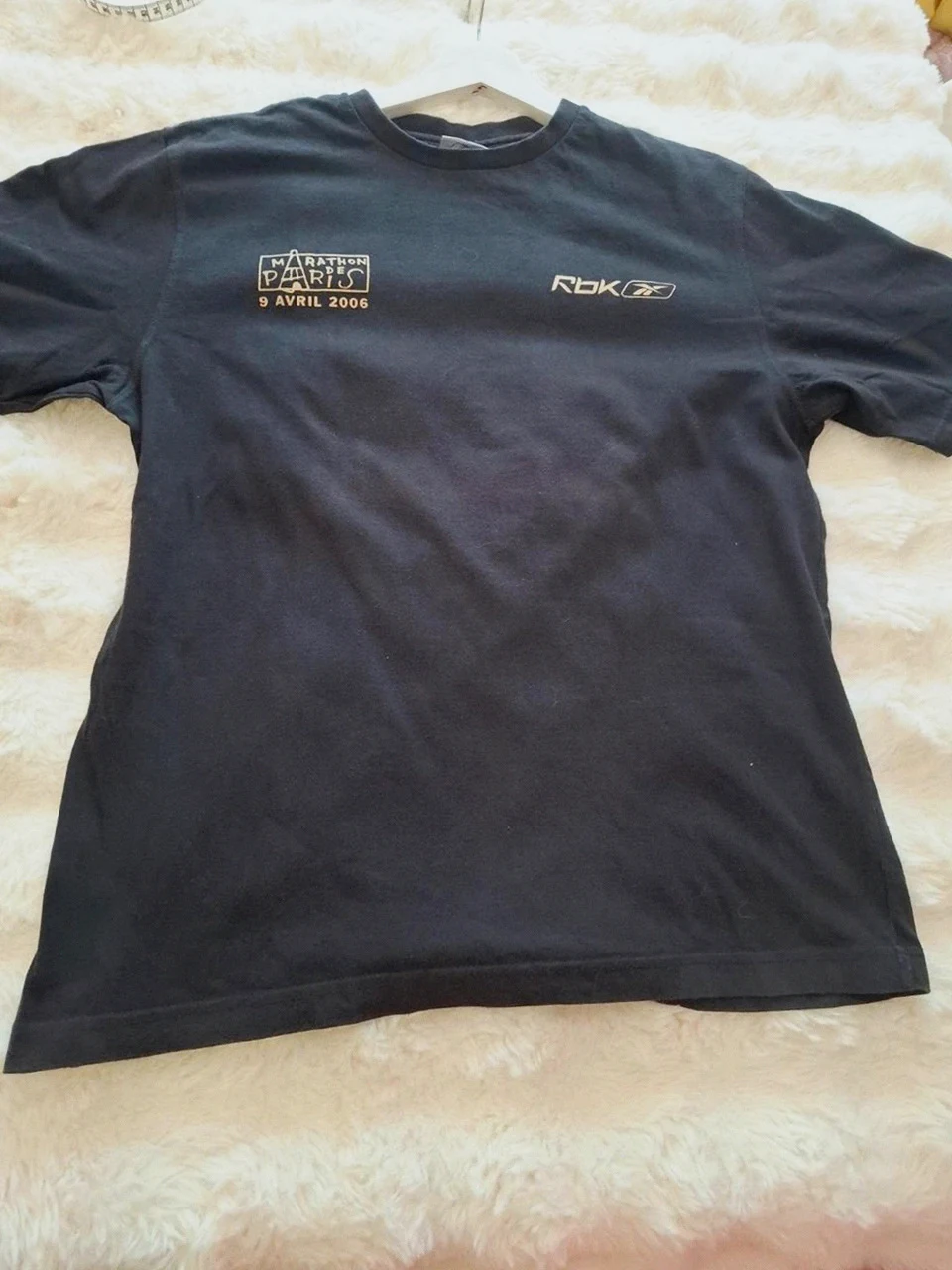 T-shirt Reebok Collector "Marathon de Paris 2006" - Noir - Taille M