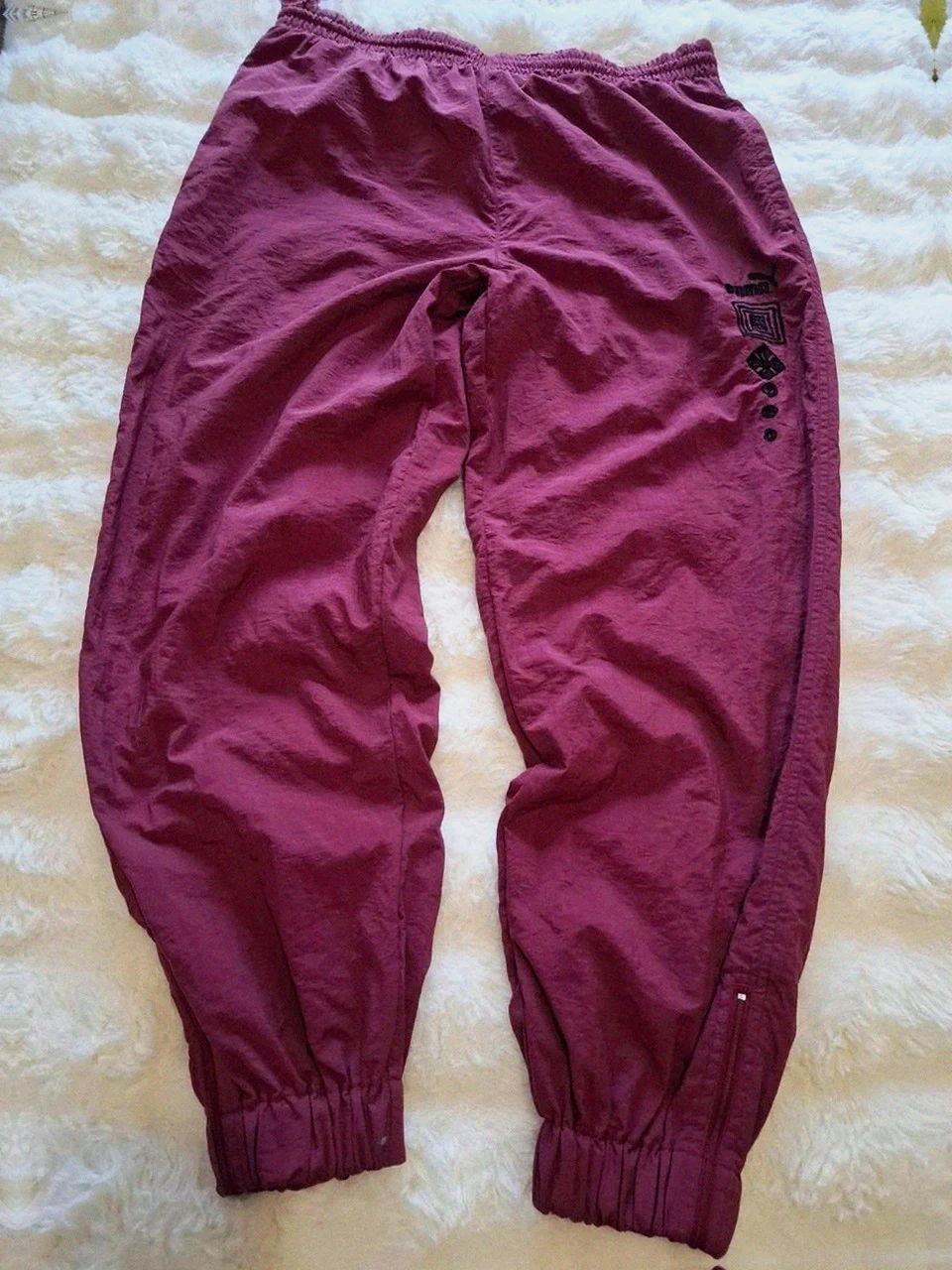 Survêtement Vintage Puma - Bordeaux / Rose violacé - Pantalon Taille 42 FR (M)