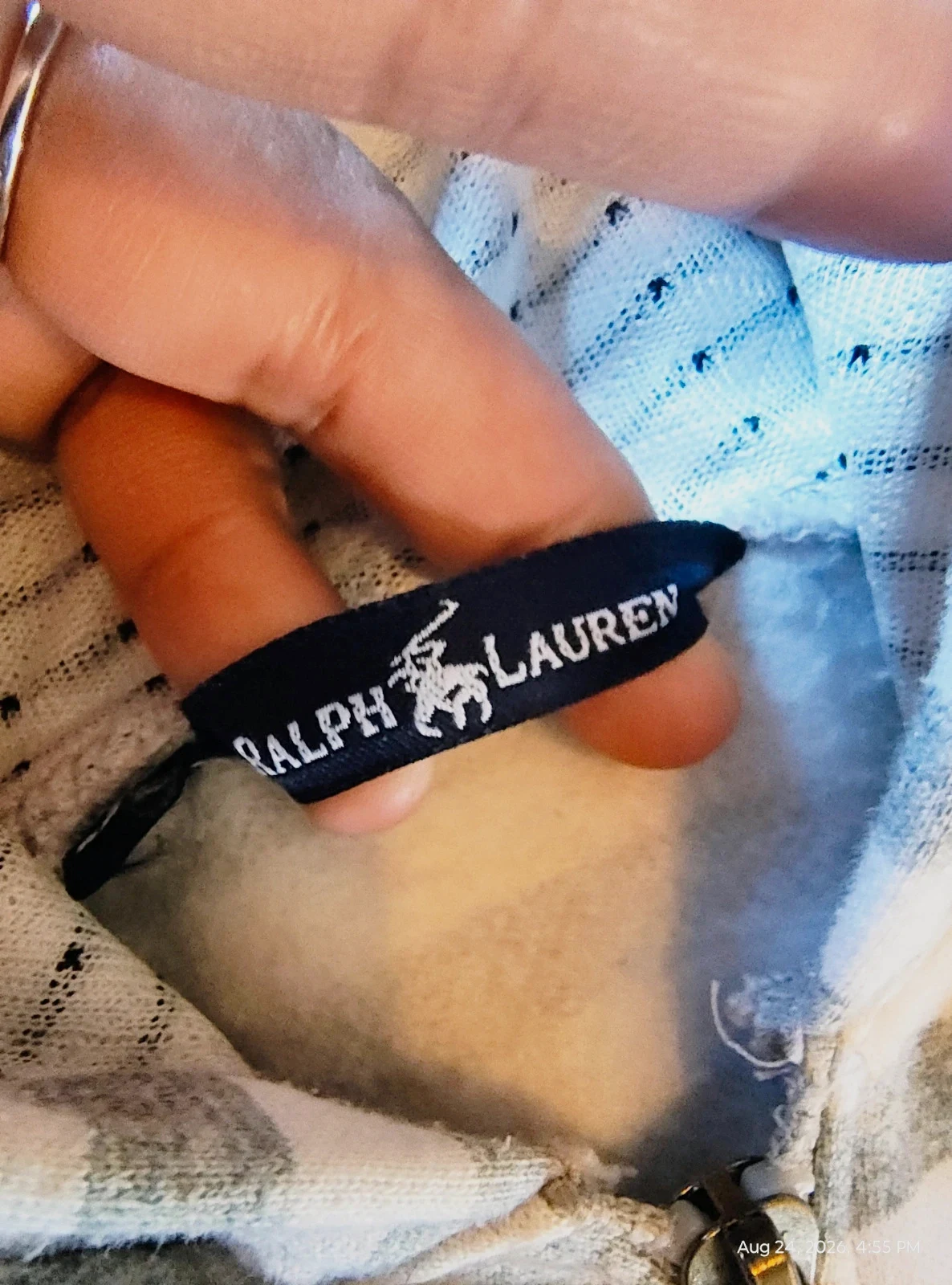 Ralph Lauren zip hoodie unisex 7 to 8 size