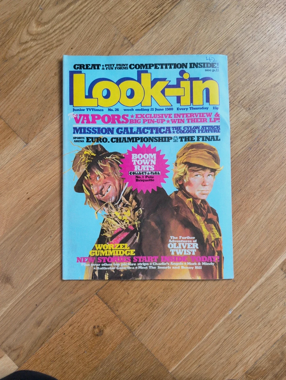 Vintage Look-in magazine, issue from June 21, 1980