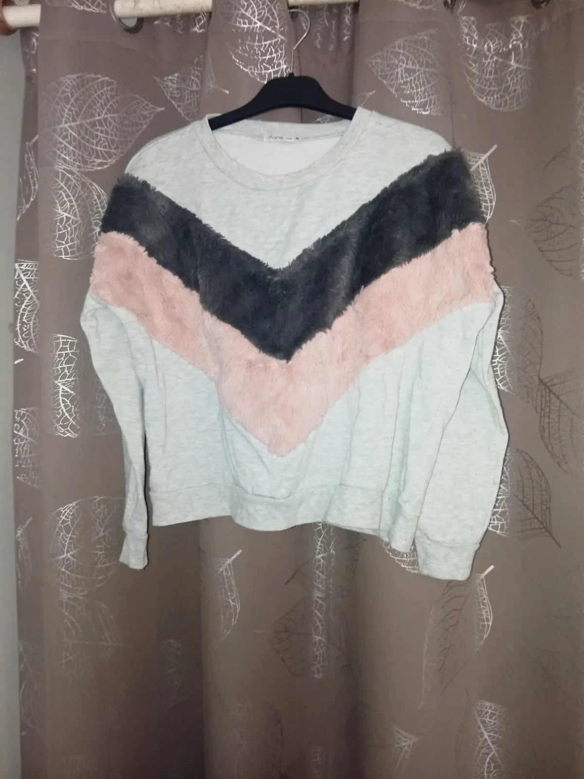 Sweat Gémo gris claire taille M