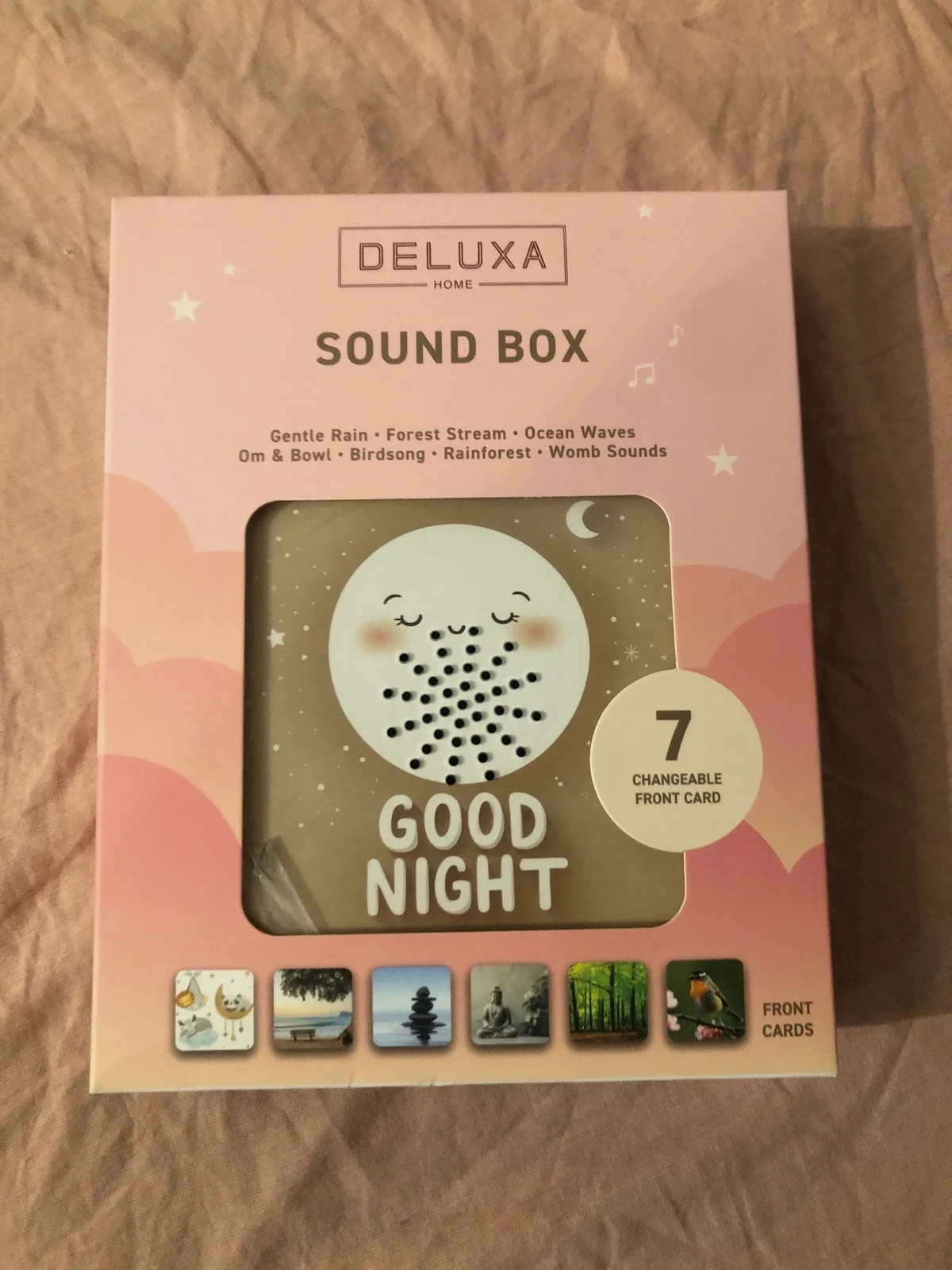 Boîte à Musique & Sons de la Nature Deluxa Home – Veilleuse Bruit Blanc Bébé & Relaxation