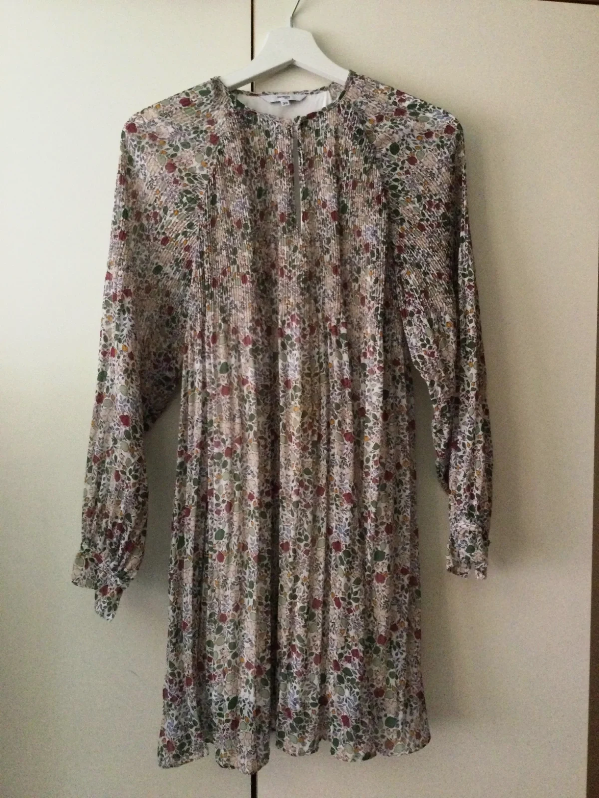 Vestido estampado plisado estampado 🌸
