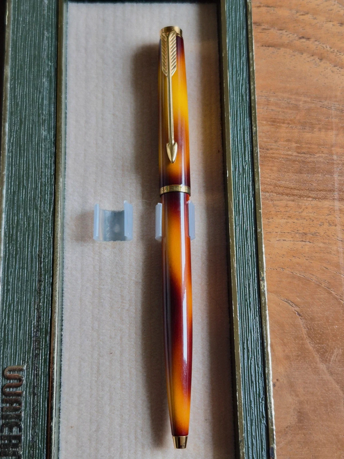 Parker Sonnet I "Chinese Laque Ambre"Stylo bille vintage Laque peinte main