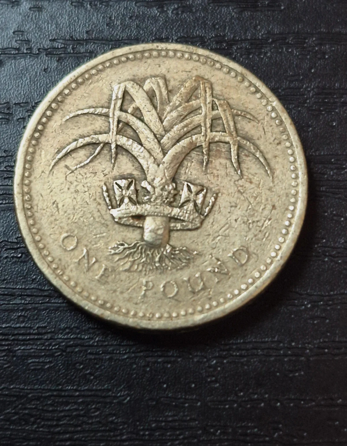 Pièce 1 Pound 1990 One Pound Royaume-Uni Poireau Gallois