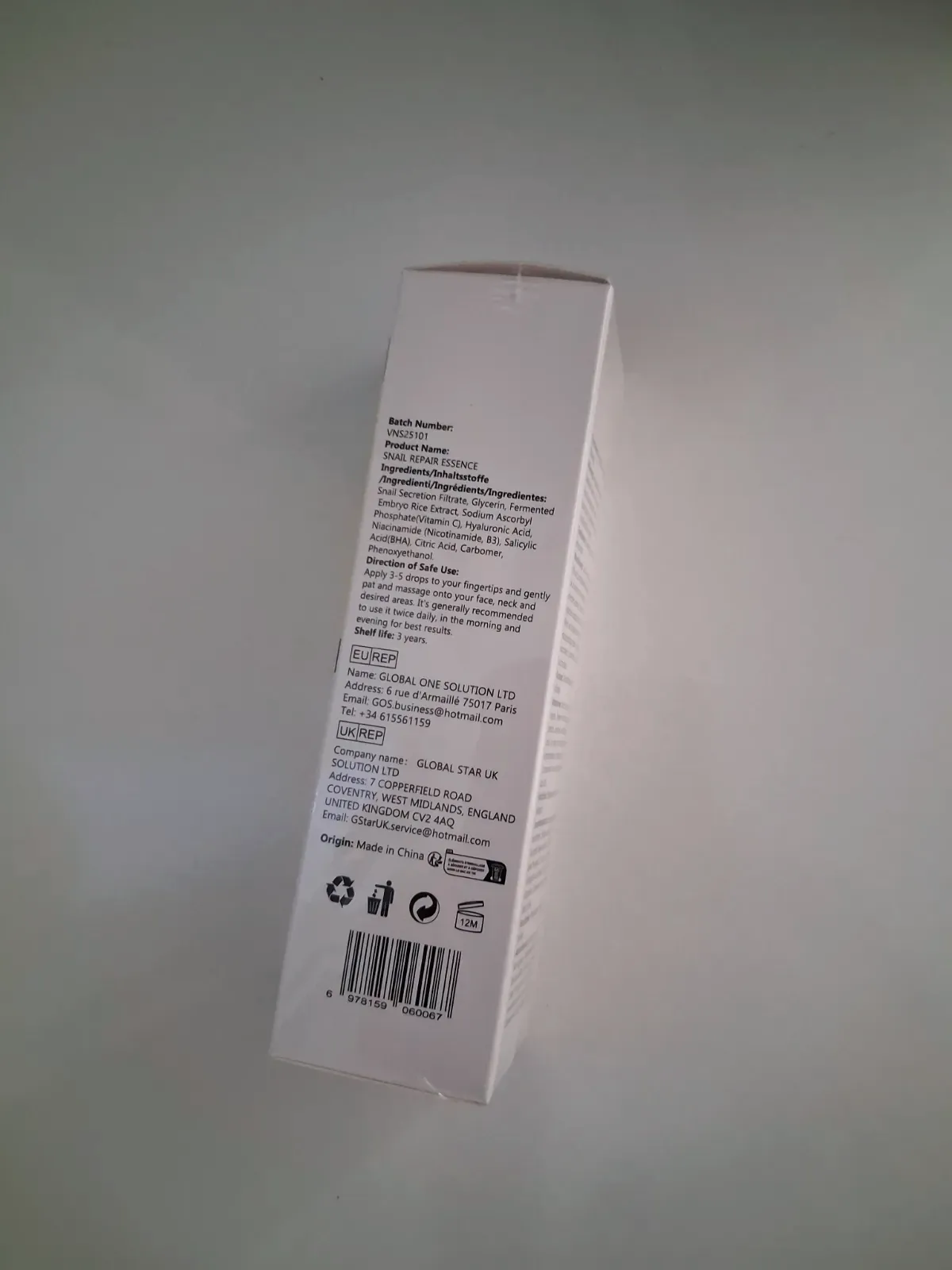 Essence réparatrice bave d'escargot 100ml – snail repair 2
