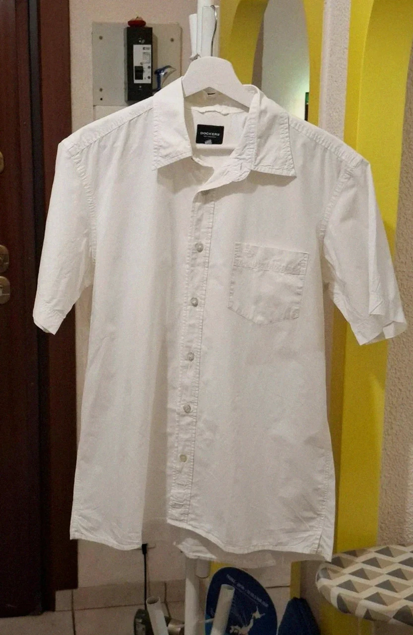 Chemise Blanche Manches Courtes Dockers (San Francisco) - Taille L (42-44)