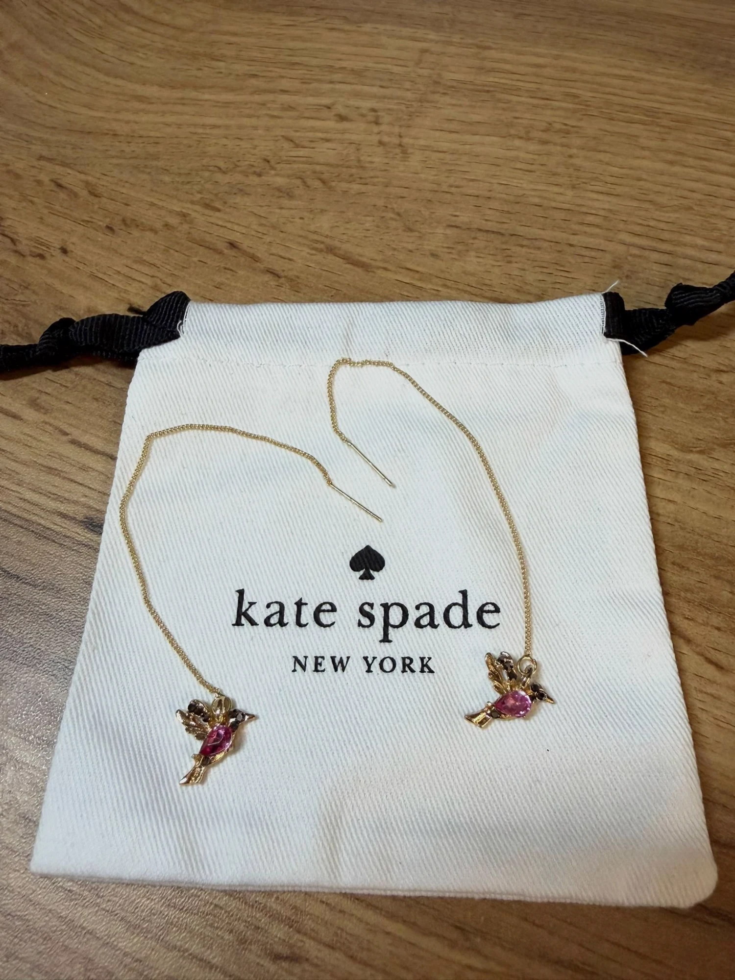 Boucles d'oreilles chaînettes Colibri Kate Spade