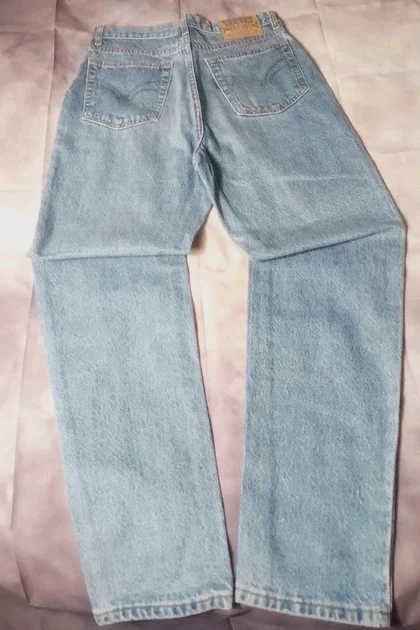 Y2K Supper Baggy Jeans Parachute Pants Track Style Premium Retro Made In USA 🇺🇲 Vintage – Vintage Dressing – taille L / 40 / 12