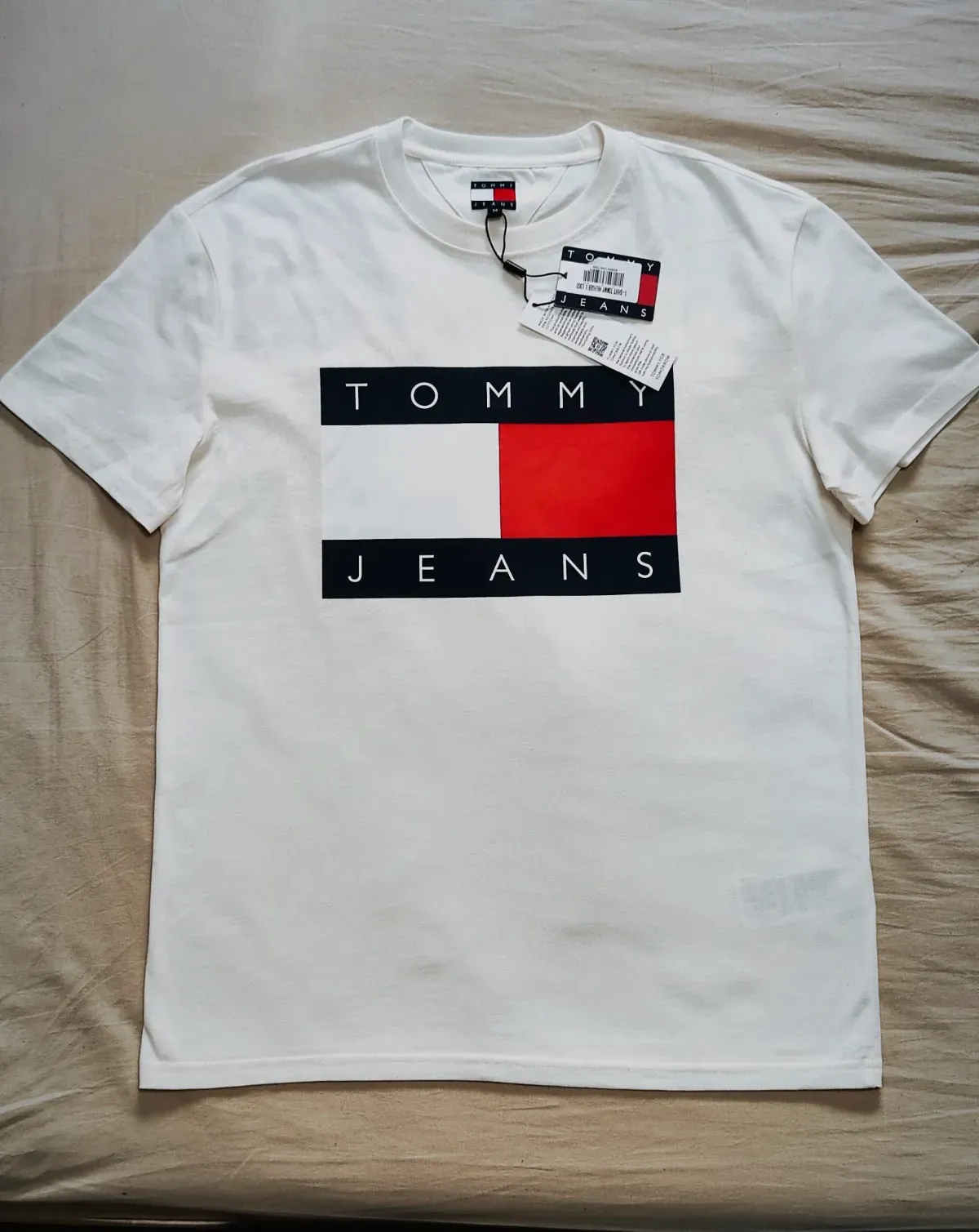T-shirt Tommy Hilfiger Big Flag White - taille L – Tommy Hilfiger – taille L 3