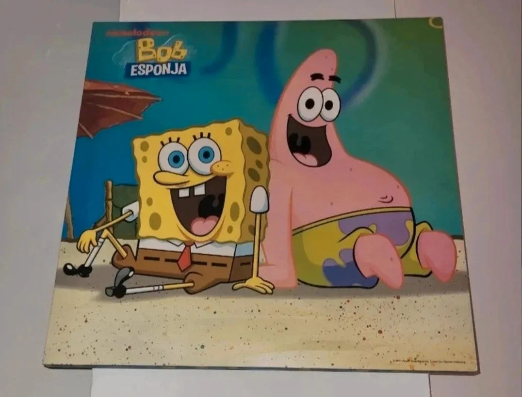Lote 2 cuadros decoración Bob Esponja y Patricio – Nickelodeon 3