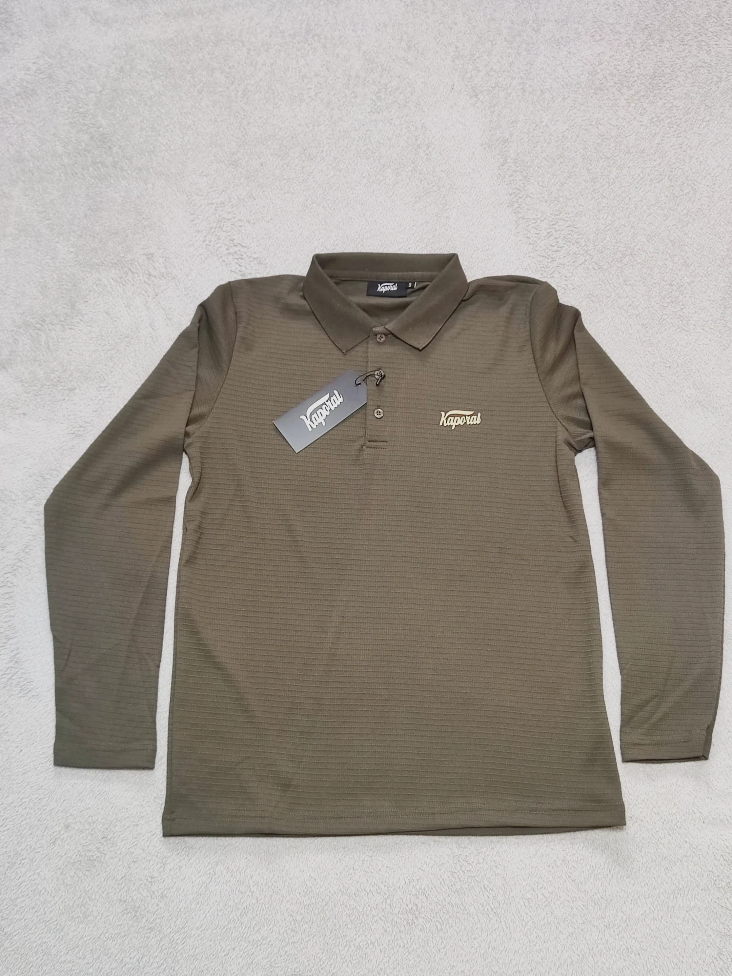 Polo manches longues Kaporal vert Kaki - taille S