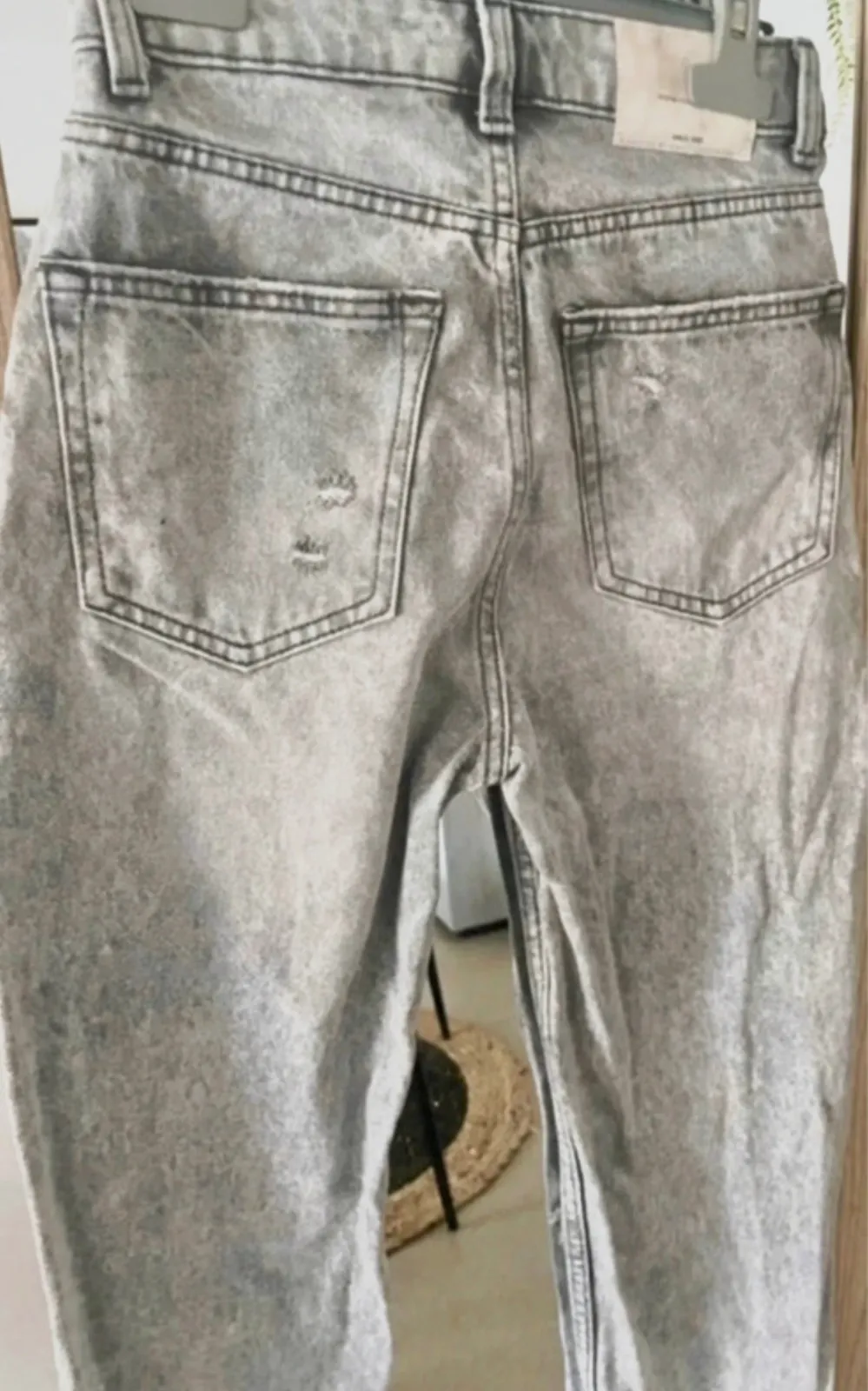 Jean bershka gris – Bershka – taille 34 4