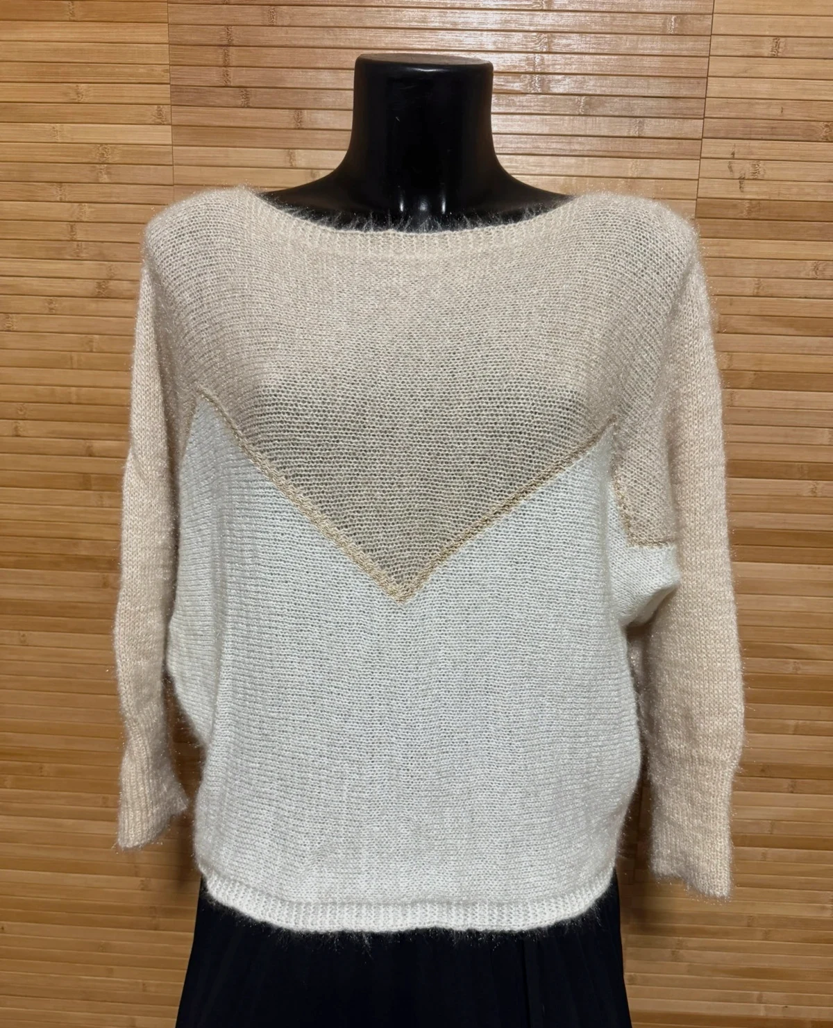 Jersey manga francesa de Isabel London , talla 36