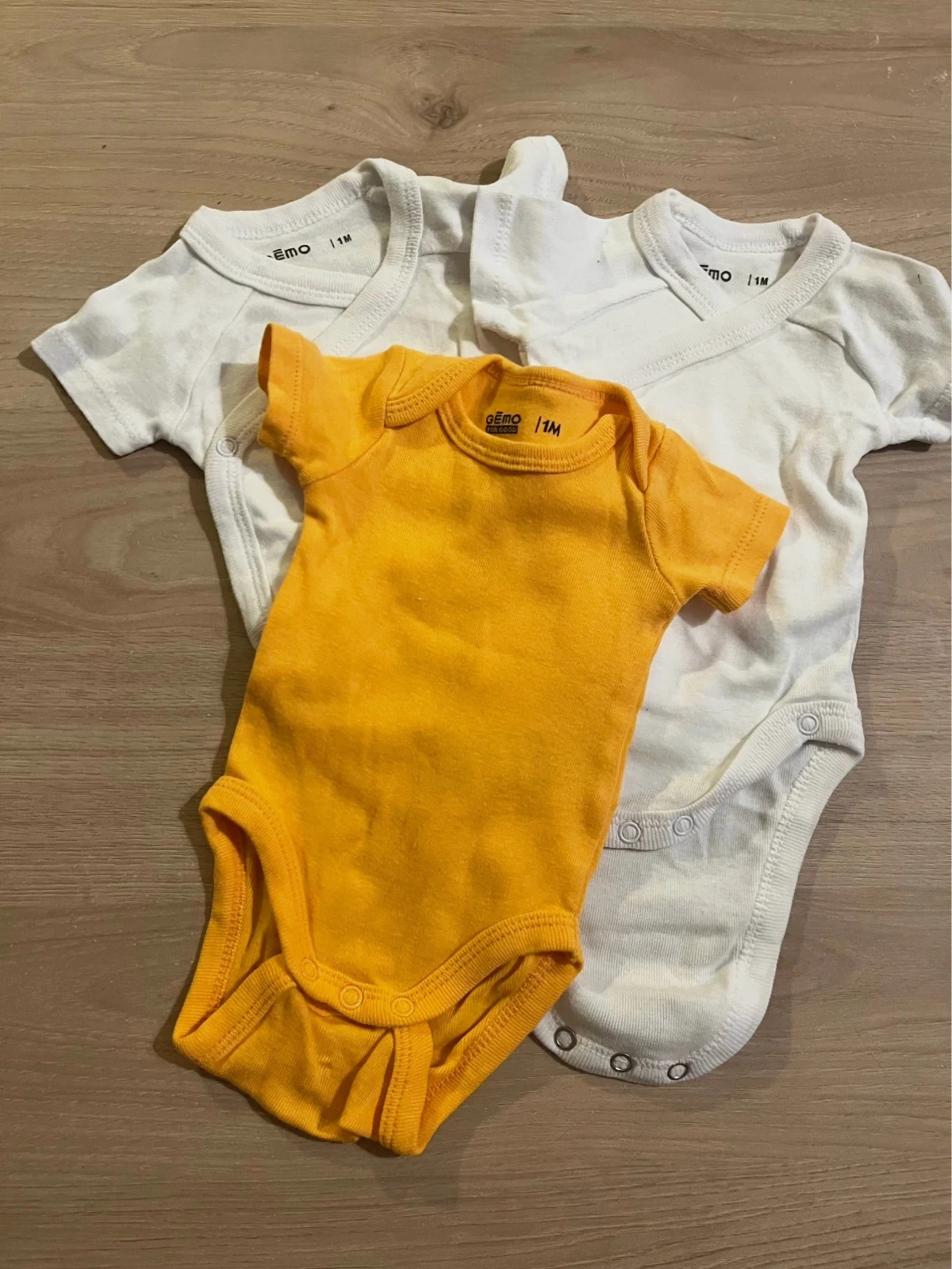 Bodies garçons – Gémo – taille Jusqu'à 1 mois / 50 cm