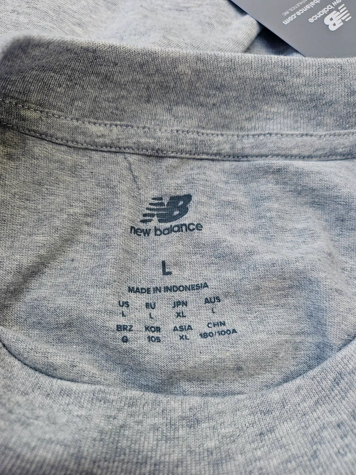 Tee-shirt New Balance gris taille L – New Balance – gris – taille L 3
