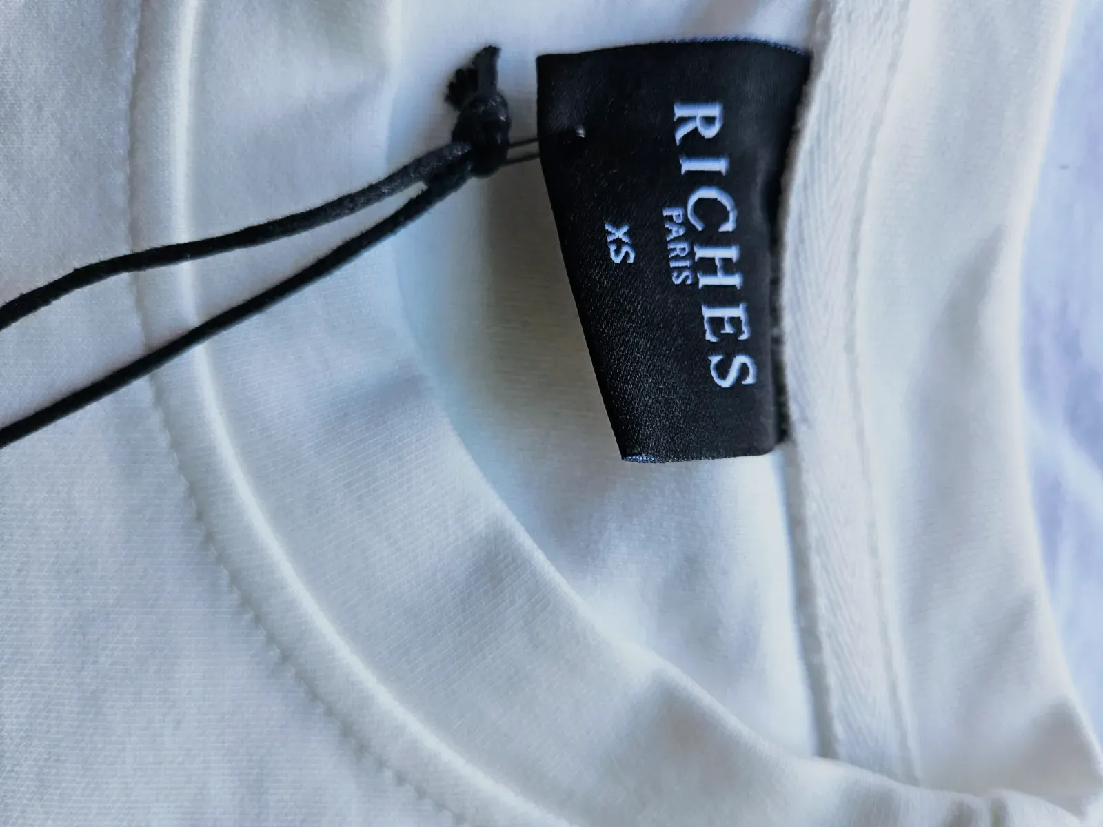 Teeshirt riche  – Riches Paris – blanc – taille XS 3