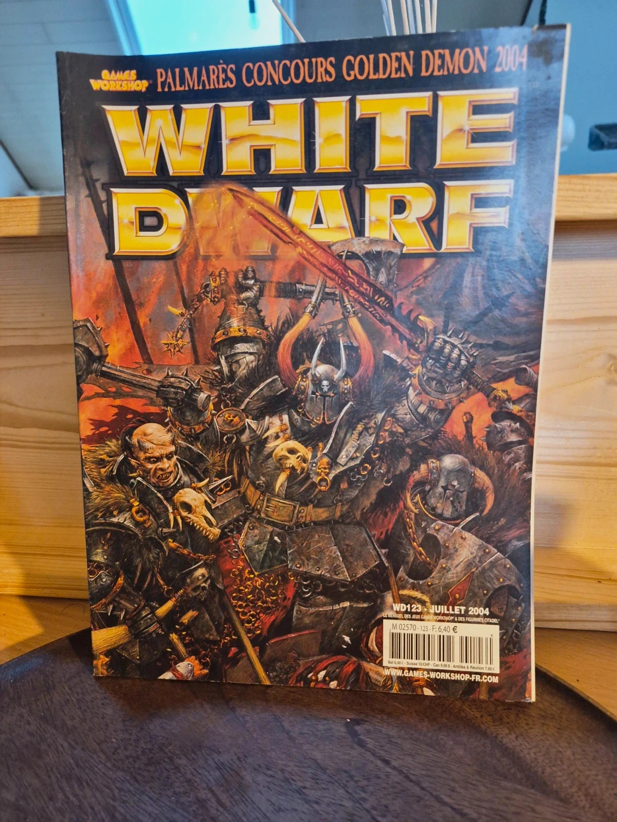 Magazine White Dwarf N°123 - Juillet 2004 - Édition Française
