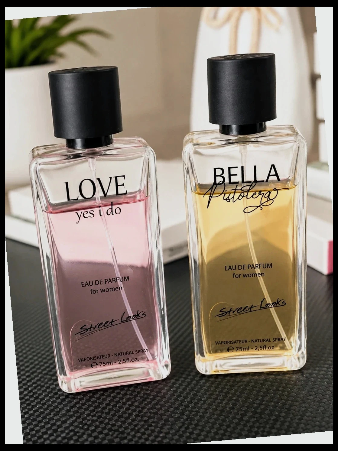 2 eaux de parfum femme Street Looks – Love & Bella – Lot de 75 ml