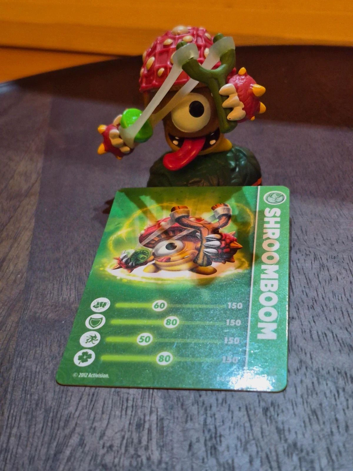 Figurine Skylanders Giants - Shroomboom + Carte officielle d'origine