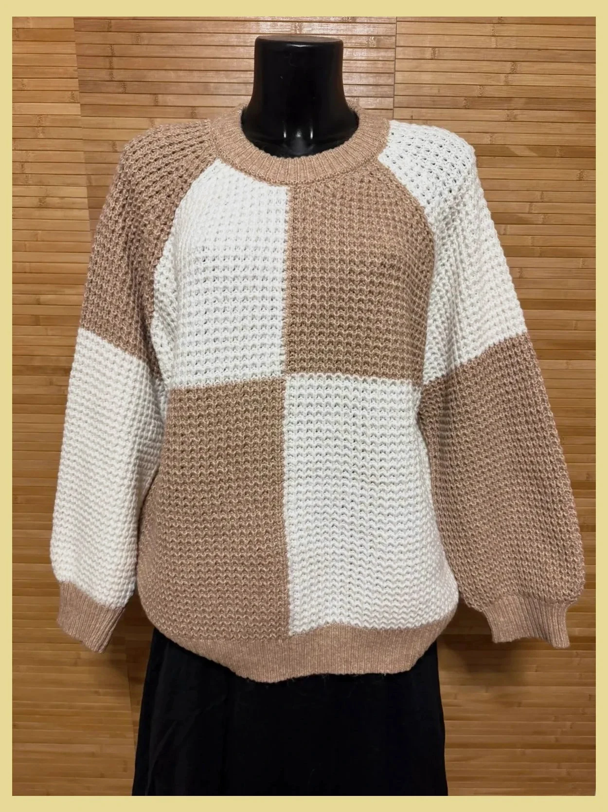 Divino jersey bicolor de mango , talla XXL 😍